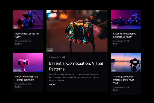 Screenshot - Portrait Webflow Template