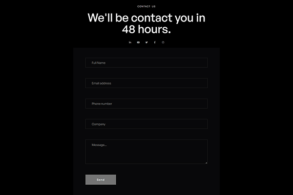 Screenshot - Portrait Webflow Template