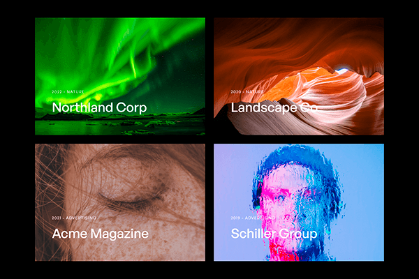 Screenshot - Portrait Webflow Template