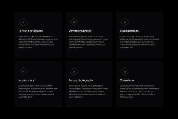 Screenshot - Portrait Webflow Template